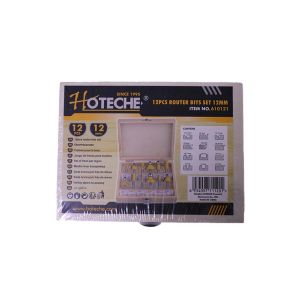 Hoteche Router Bits Set 6MM 12pcs 1 Each 610111
