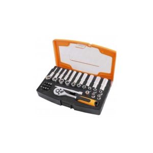 Hoteche Socket Set  Drive 1/4 37pcs 1 Each 202101