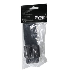 Safety Hasp And Staple 4-1/2 In  Epoxy Black