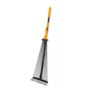 Hoteche Telescopic Garden Rake 80-160cm Carbon Steel 1 Ea 362015