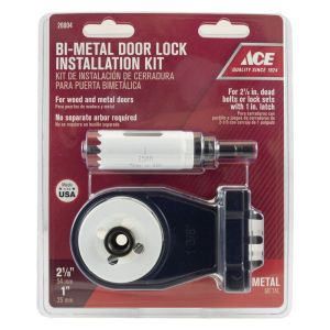 Ace Bi-Metal Door Lock Installation Kit 1 Each 26004