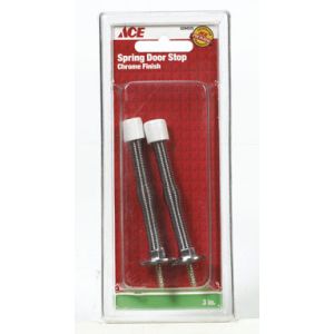 Ace Spring Door Stop 3 In Chrome 1 Each 5294525