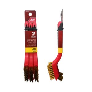 ACE Brass Wire Brush Set 3pk 7