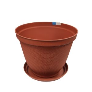 Rimax Terracotta Pot With Saucer Round 9.8