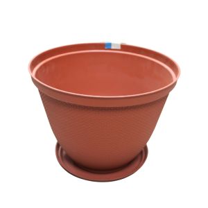 Rimax Terracotta Pot With Saucer Round 13.8