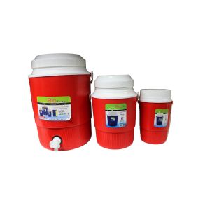  Rio Set 3pcs Insulated Cooler Jug Blue Red Orange 2 Gal, 1/2 G 1 Ea 717-RI3044R