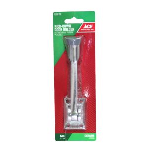 Door Stop Kickdown Chrome 5in