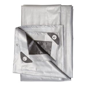 Ace Reversable Heavy Duty Poly Tarp 10x12 Ft Silver - Black 1 Each 7173131