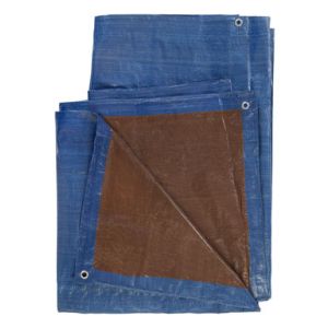 Ace Inernational Reversable Medium Duty Poly Tarp 20x30 Ft Blue - Brown 1 Each 7