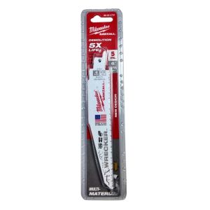 Milwaukee Reciprocating  Wrecker Saw Blade 5pk 6