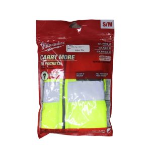  Milwaukee Safety Vest Yellow S/M 1 each 2006319