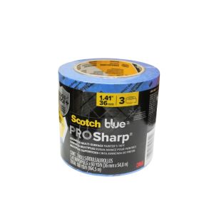 Scotch Blue Pro Sharp  Painters Tape Blue 3Pk 1Ea 1026448