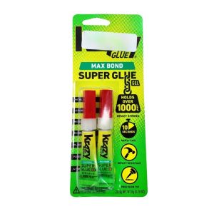 Krazy Glue Max Bond Super Glue Gel – 2-Pk