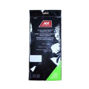 Ace Absorbent Wash Cloth Green 1pk 1 Each 8998198