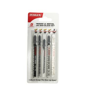 Diablo Jig Saw Wood & Metal Blade Set 5pk 1 Ea 2814325 DJT5S
