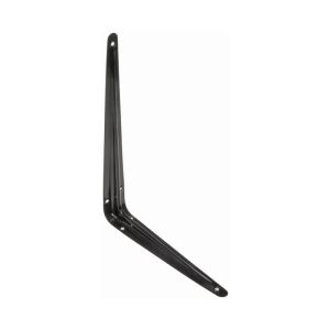 Shelf Bracket  10x12 In Black 1 Each 496BL-10-BC