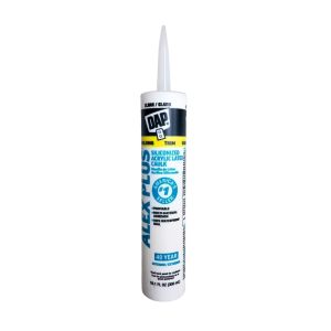 Dap Alex Plus Acrylic Latex All Purpose Caulk Clear Silicone 10oz Clear 12607