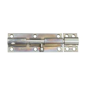 Heavy Duty Steel Barrel Bolt 6 In Zinc Plated 1 Each 5302302