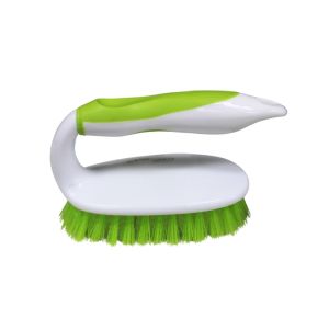 V-Kleen Scrub Brush With Handle Green & White  1Ea   MMB11