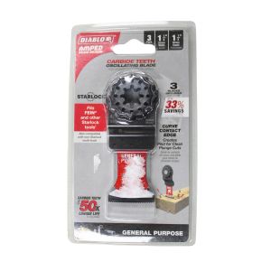 Diablo Carbide Oscillating Blade General Purpose 3pk 1-1/4