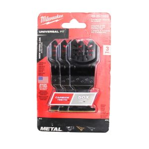 Milwaukee Universal Fit Oscillating Blades w/ Carbide 3pk 1-3/8