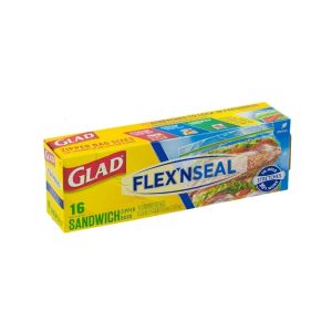Glad Flex N' Seal Sandwich Bag 16pk 1 Each  60-79251