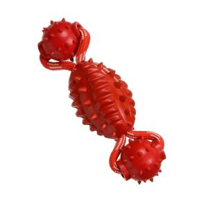 Kong Beast Toss and Tug Dog Bone Red 1 Each 48-M230807A14