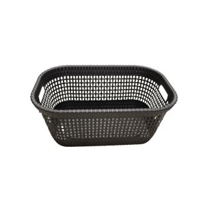 5Five Laundry Basket Rattan  45L Black 1 Each 243750
