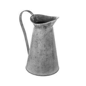 PVH Atmosphera Watering Can  D16 x H28 Cm Zinc Grey 1 Each 316030