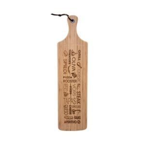  Bamboo Serving Board, Rectangular W/ Handle 59X15 Cm  1 Each 275454