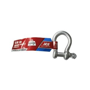ACE Galv  Screw Pin Anchor Shackle 1/4in  1Ea 5999520