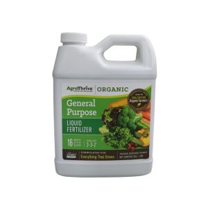 AgroThrive Organic General Purpose Liquid Fertilizer-32oz