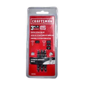 Craftsman 3-Piece Screw Extractor Set 1 Ea 2001713