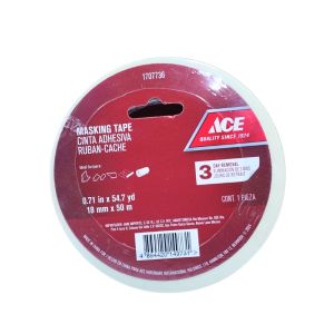 ACE Masking Tape 0.71In X 54.7Yd  1 Ea 1707736