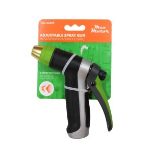 Max Motor Adjustable Metal Spray Gun Black/Green 1Ea 964-2402485