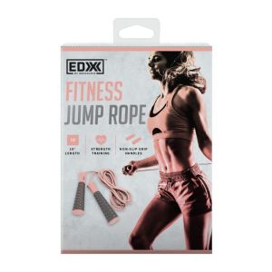 EDX Fitness Jump Rope 10 ft  Coral 1Ea 965-EBE-JMP-COR