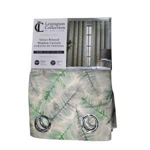 Velvet Printed Window Curtain – 54