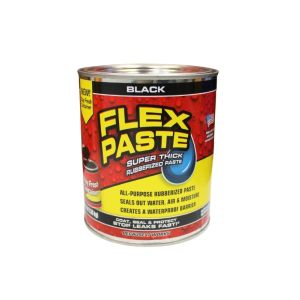 Flex Paste Black, Super Thick Rubberized Paste 3lb 1Ea 6018529