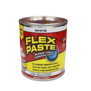 Flex Rubber Paste White 3lb 1Ea 6018530