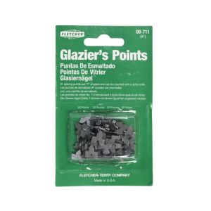 Fletcher Glazier’s Points – #7 T-Shaped, 50-Pack 1Ea 11182