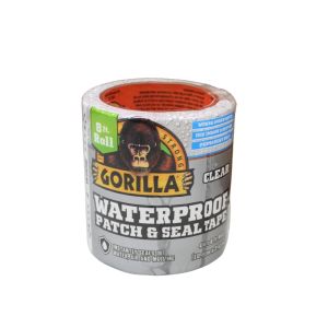 Gorilla Waterproof Tape Clear 4inx8ft 1Ea 1003318
