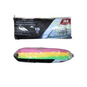 Ace Microfiber Cleaning Towel 15pc   1 Ea 8095188