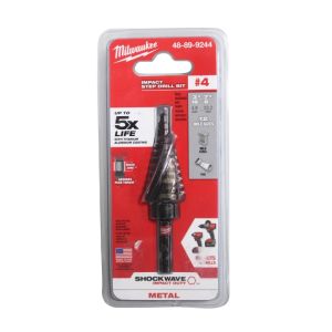 Milwaukee Shockwave Impact Step Drill Bit #4  1 Ea 2885994