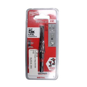 Milwaukee Impact Step Drill Bit Hex Shank #2  3/6