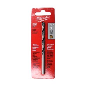 Milwaukee  Brad Point Bits Drill Round Shank 1pc 1/4
