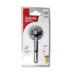Diablo  Forstner Drill Bit Round Shank 1pc 1-1/4