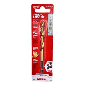  Milwaukee RED HELIX Titanium Impact Drill Bit  21/64