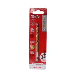 Milwaukee Red Helix Drill Bit Hex Shank 1pc 17/64