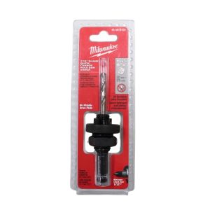 Milwaukee Hardened Steel 7/16 in. D Hole Saw Arbor  1 Ea 2305597