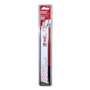 Milwaukee Reciprocating Demolition Saw Blade 5pk 9
